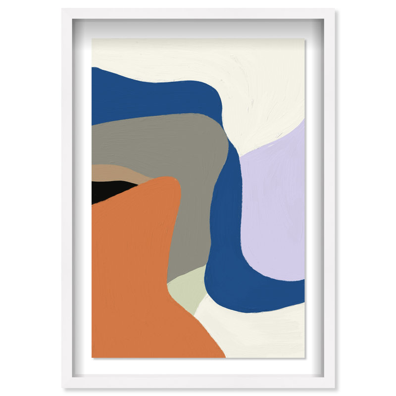 All Together II Print by Oliver Gal, 11.5"H x 16.5"W, White Shadowbox