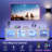 70" TV Stand For TVs Up To 65" With Led Lights-504858908