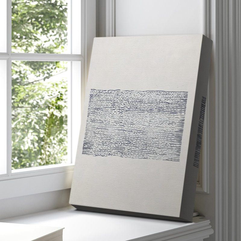 Toile tendue avec châssis abstrait CDLXVI, H 18 po x l 12 po