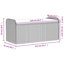 Banc de rangement avec coussin Vidaxl-194636601-194636600-194636603