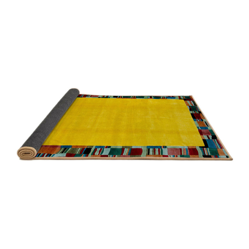 Abstract Indoor Rug, Round 7'