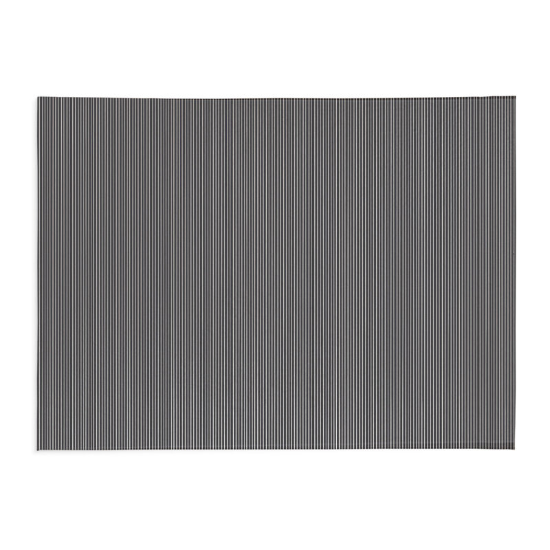 Tapis de jeu Random Stripes, Rectangle 5 pi x 7 pi, Gris anthracite