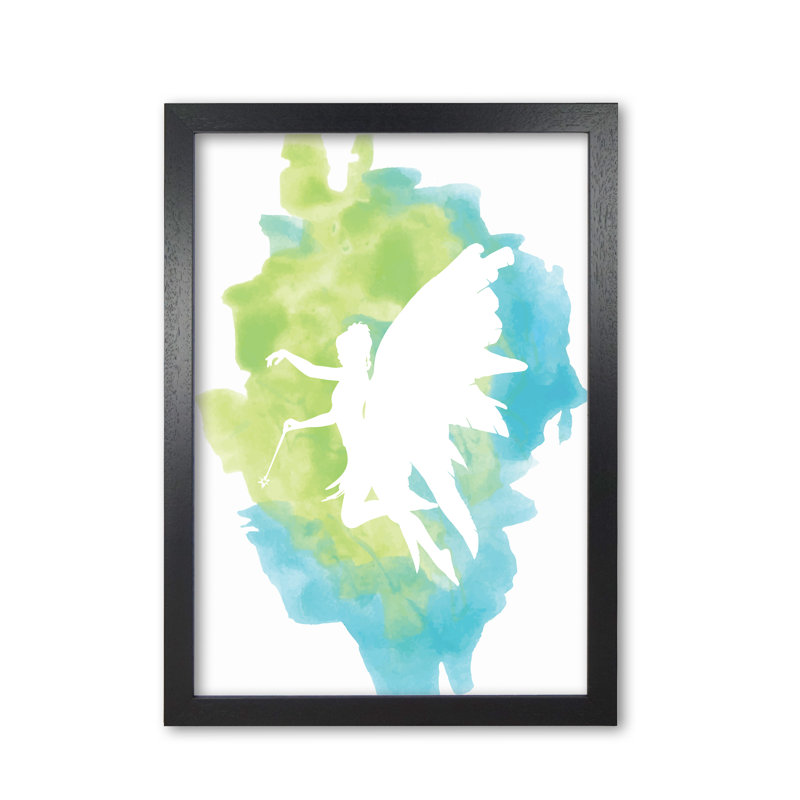 Fairy - Painting, Black Grain Frame, 42 cm H x 30 cm W x 5 cm D