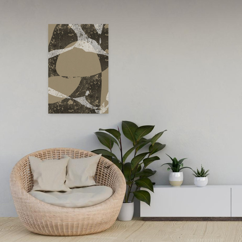 Art contemporain, art contemporain abstrait, H 24 po x l 16 po