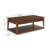 Mour Coffee Table With Casters And Drawer, 50 Inch Rectangular, Brown