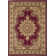 Northington 1191 Traditional Oriental Burgundy Area Rug