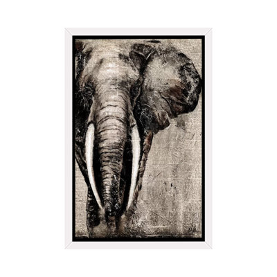" Elephant On Newspaper " by Patricia Pinto
