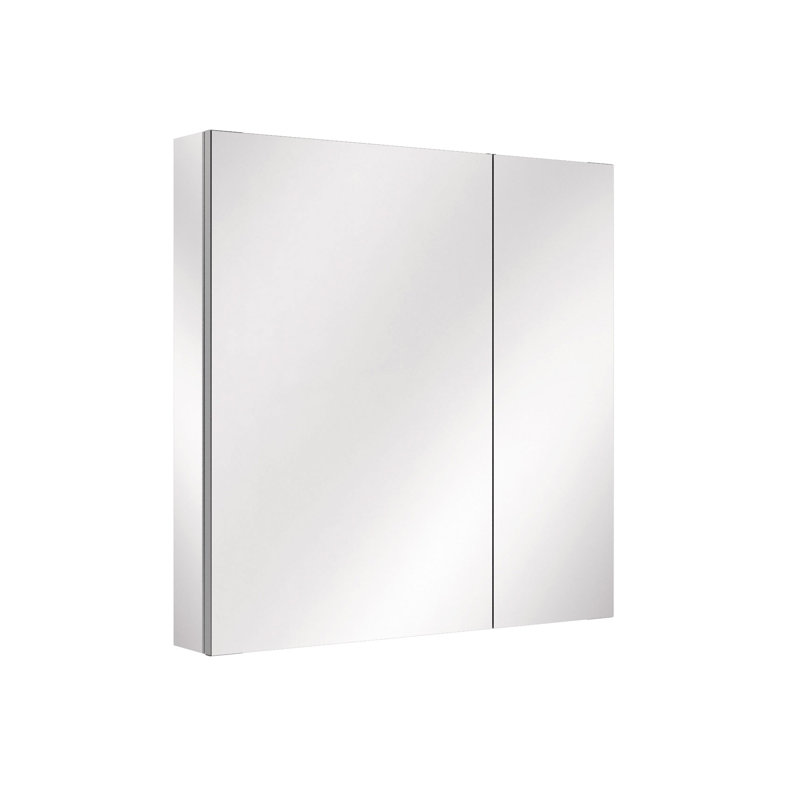 Armoire à pharmacie encastrée ou à fixation en surface sans miroir avec miroir et tablettes réglables, H 30 po x l 30 po