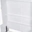 Grand lit escamotable mural avec placard, blanc-787079869