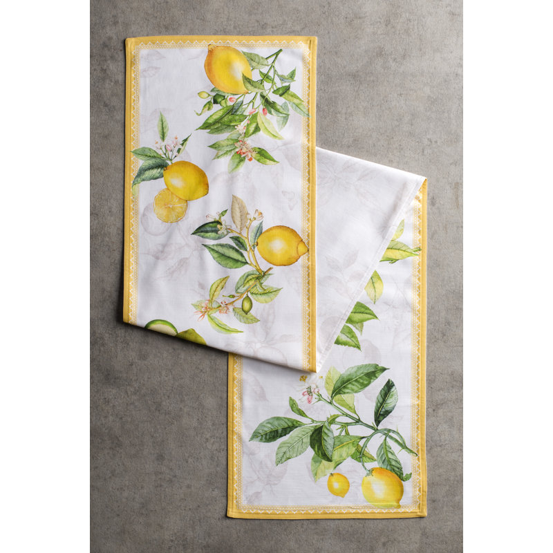 100% Cotton Table Runner, 108" L x 14.5" W