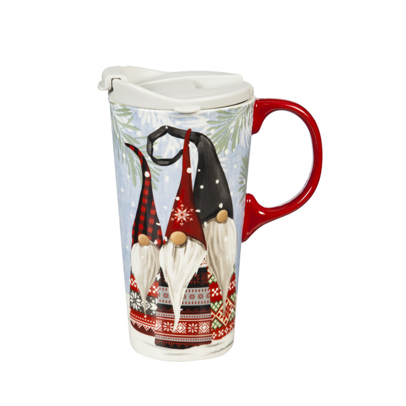 Evergreen Enterprises, Inc Ceramic Travel Mug