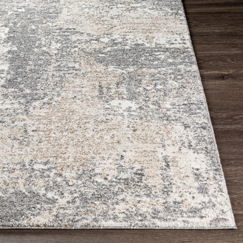 Aderyn Abstract Indoor Rug, Rectangle 6'7" x 9'