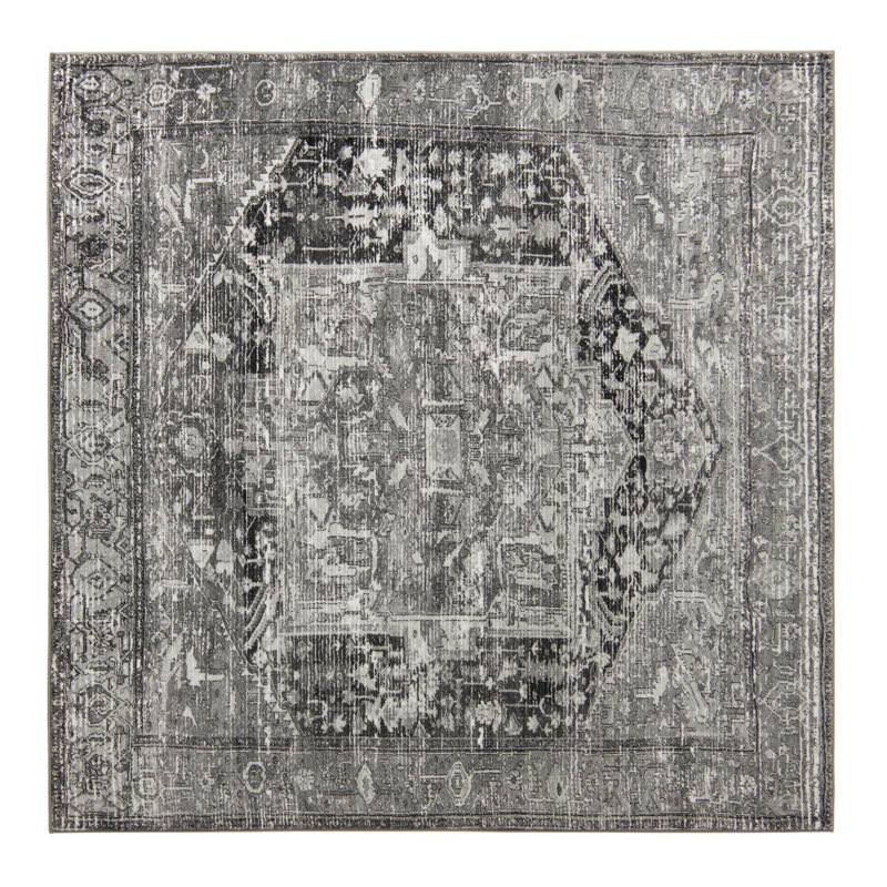 Oriental Indoor Rug, Square 7'10"