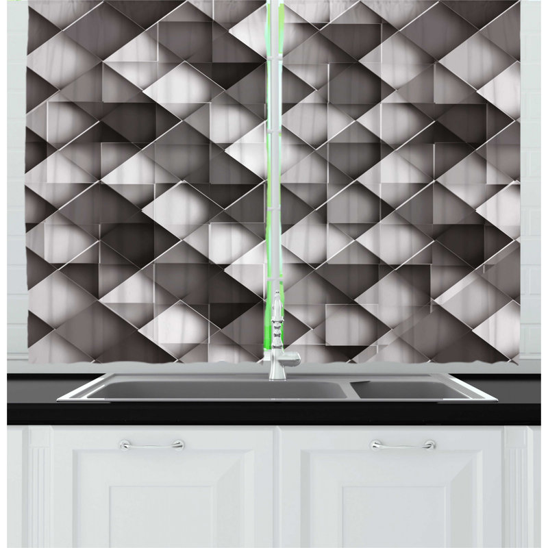 Pointed Kitchen Curtain