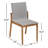 Andes Teak Wood Premium All-Weather Wicker Outdoor Stacking Dining Side Chair