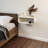 Kija Minimalistic Design Metal Floating Nightstand-945552423