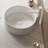 Modern 14'' Ceramic Bath Sink - White, & Fashionable 13.85'' Bathroom Cabinet Basin Functional Style