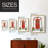Festive Front Door II Framed Print - Solid Wood-616201497-616201503