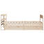 Solid Wood Bed-1076159722