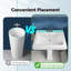 Lavabo de salle de bain 34 po