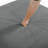 Seemab Upholstered Gray Square Corduroy Ottoman with Solid Wood Legs, Single Ottoman Modular Part For Sectional Sofa-94322387