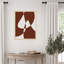 «Brown Expressionism 1» par Vitor Costa, reproduction d'art encadrée sur bois-1872719955