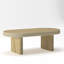 Table basse ovale moderne Mid Century-443717233