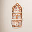 Felted Festive 4'' Handmade Wool / Felt Buildings & Architecture Shatterproof Holiday Shaped Ornament