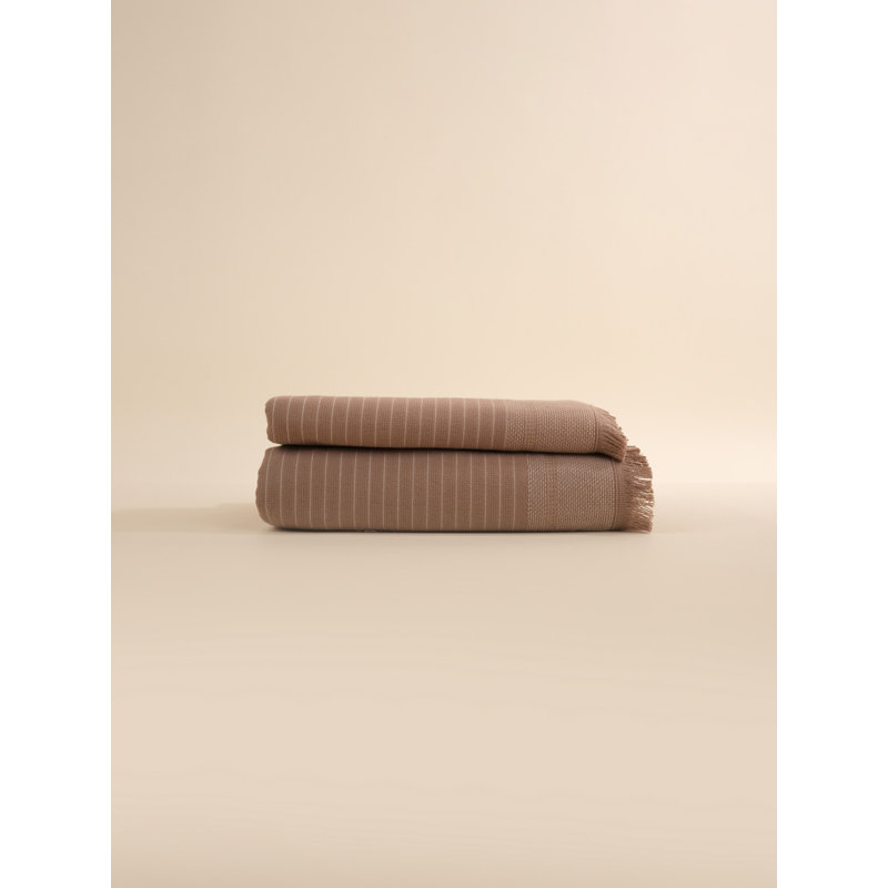 Drap de bain 100% coton Hainesport, Beige