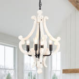 Ophelia & Co. Fellers 6 - Light Wood Dimmable Classic / Traditional ...