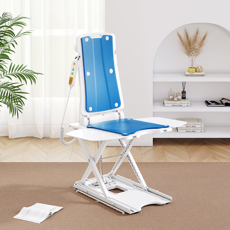 Télésiège électrique léger, soulèvement pour personnes âgées du plancher, télésiège au sol, dispositifs d'aide à la chute, poids de l'article 23 lb, soutien jusqu'à 300 lb, ventouses imperméables