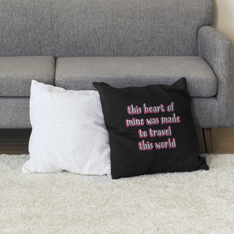 Floor Pillow, 28" x 28", Pink