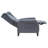 Recliner Wingback Chair Tufted Arm Chair Recliner Fabric Push Back Recliner-673111387