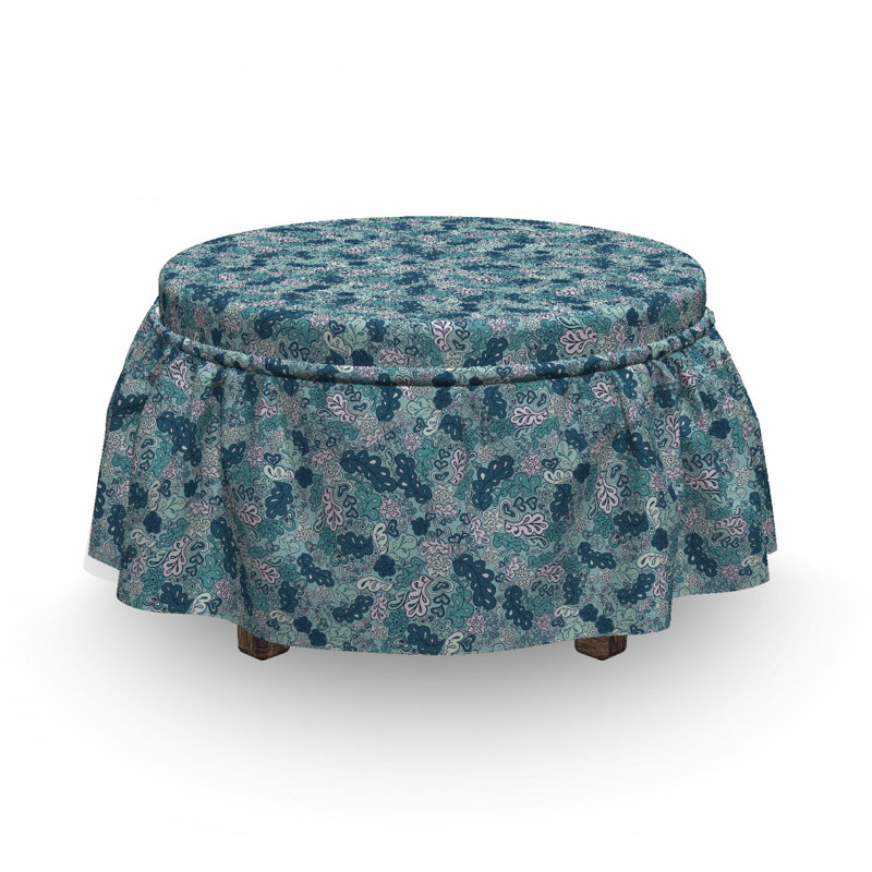 Housse pour repose-pieds spring nature branches