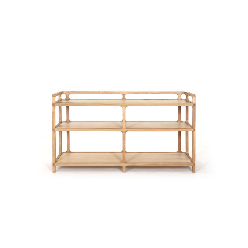 Pirwi 67'' W Solid Wood Console Table, Oak