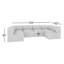 Canapé modulaire d'extérieur en Sunbrella® de 124 po Praia-648390951
