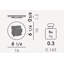 Trama Melamine Salad/Dessert Plate-96428845