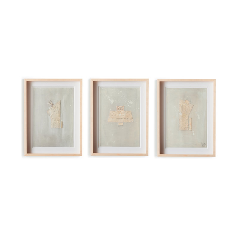 Galactic II Tryptic Painting by Jade Dacay