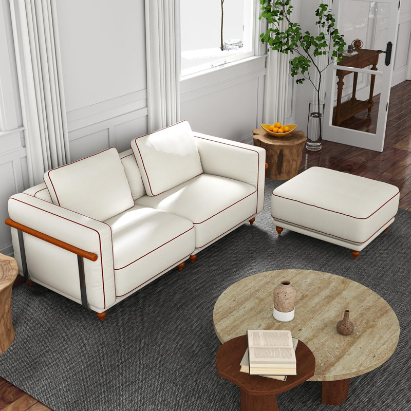 Canapé modulaire avec coussins amovibles Cloudscape