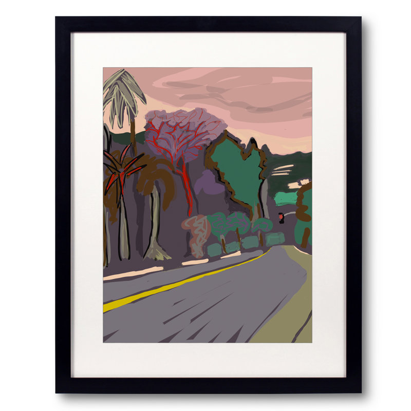 Benedict Canyon Print by Deborah Blum, 32" H x 24" W
