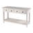 Arnissa 54 in. W Rectangular Solid Wood 2 Drawer Console Table with Open Lower Shelf