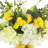 Lemon Arrangement with Hydrangeas and Begonias