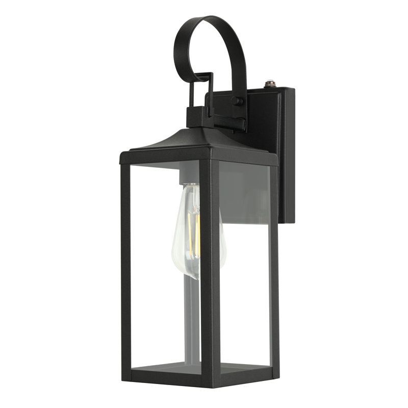 Baliny Outdoor Wall Light with Dusk to Dawn, 15.81"H x 5"W x 6.53"D