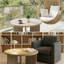 Mid-Century Modern Round Coffee Table-852678456