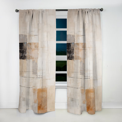 Minimalisme moderne, art zen scandinave - rideau scandinave - velours obscurcissant - 1 panneau