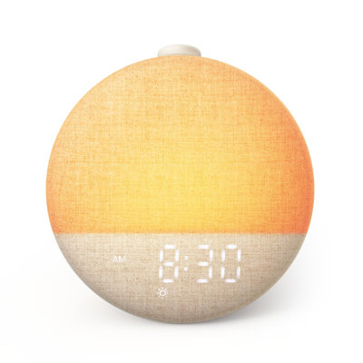 Sunrise 2 - Sunrise Alarm Clock, Sound Machine For Sleep, Favorites Mode, Sleep Routines, Dimmable Night Light, 29 Soothing Sounds, White Noise Machine, Wake Up Light For Bedrooms (Cream)