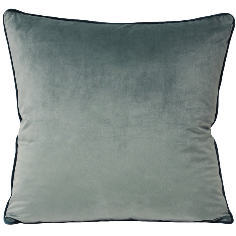 Meridian Square Throw Cushion, Mineral/Teal