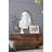Irregular Wall Mirror with Wood Frame