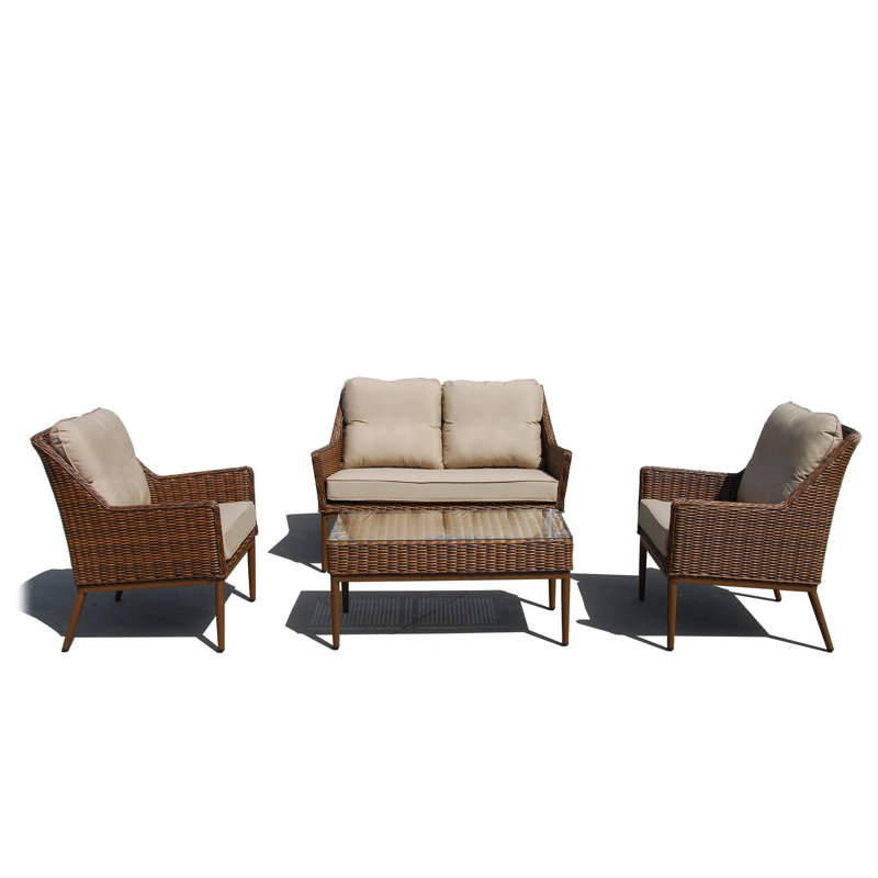 Outdoor 4 - Piece Conversation Set