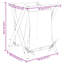 Bamboo Laundry Cart